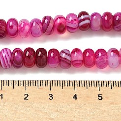 Натуральные полосатые агатовые бусы&nbsp;G-F790-I01-01K