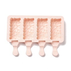 Пищевые силиконовые Молды для мороженого прямоугольной Молды «сделай сам»&nbsp;DIY-D062-03C