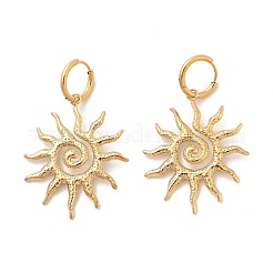 Серьги-кольца из нержавеющей стали 304&nbsp;EJEW-M073-01G