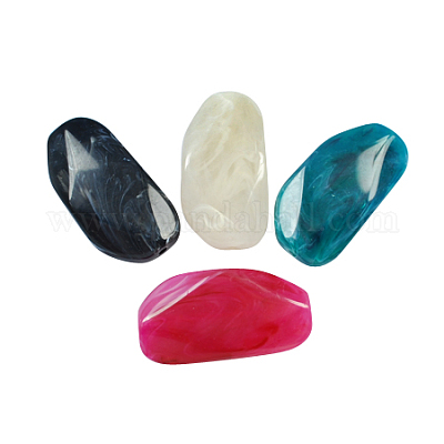 Акриловые бусины&nbsp;MACR-R463-M-1