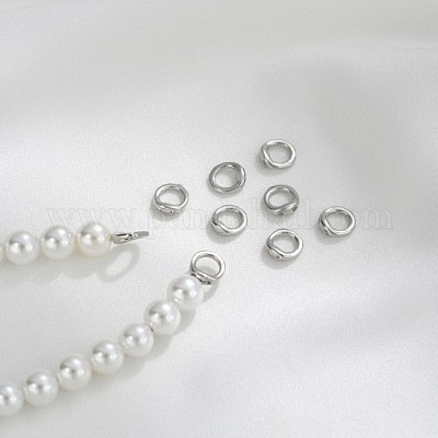 Латунные кольца-шармы-соединители&nbsp;LS-KK-M306-04P-1