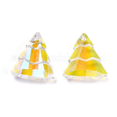 Стеклянные стразы подвески&nbsp;RGLA-O002-A01-001SI-1