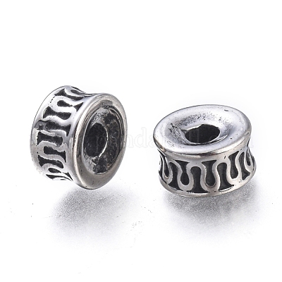 Бусины из нержавеющей стали 304&nbsp;STAS-F243-02AS-1