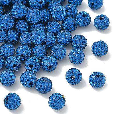 Pave disco бусины&nbsp;RB-H258-10MM-243-1