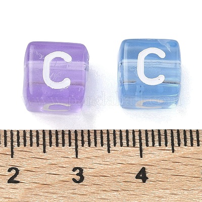 Прозрачные акриловые бусины&nbsp;MACR-K365-07C-1