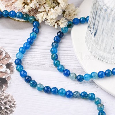 Естественно хрустят агат бисера пряди&nbsp;G-K166-07F-8mm-06-1