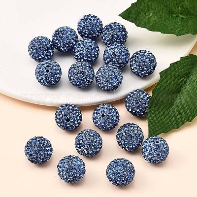 Pave disco бусины&nbsp;LS-RB-Q195-14mm-2-1