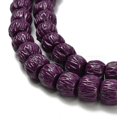 Резные бусины из синтетического коралла&nbsp;BSHE-H114-01C-1