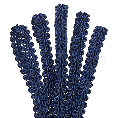 Плетеная кружевная отделка из полиэстера&nbsp;OCOR-WH0110-14B-1