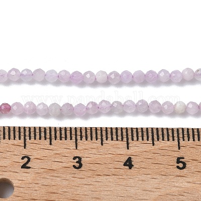 Натуральные кунзитовые / сподуменовые бусы пряди&nbsp;G-L651-C12-2mm-02-1