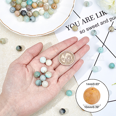 Натуральный цветок амазонитовые бусины пряди&nbsp;G-OC0001-44-1