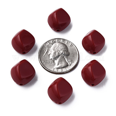 Непрозрачные акриловые бусины&nbsp;MACR-S373-137-A-1