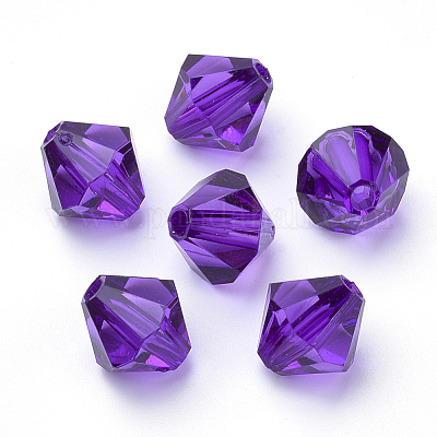 Прозрачные акриловые бусины&nbsp;TACR-S146-4mm-21-1