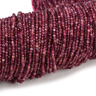 Натуральный красный турмалин бусы нити&nbsp;LS-G-RM250101-A14-1
