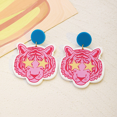 Акриловые болтающиеся серьги стержня&nbsp;FS-WG7CC71-03-1