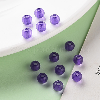 Прозрачные акриловые бусины&nbsp;MACR-S370-A6mm-748-1