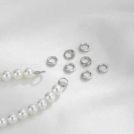 Латунные кольца-шармы-соединители&nbsp;LS-KK-M306-04P-1