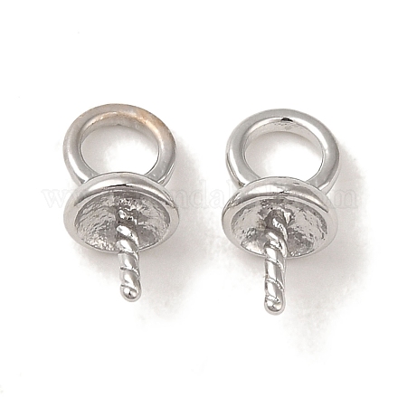 Латунная бусина&nbsp;KK-G499-09A-P-1