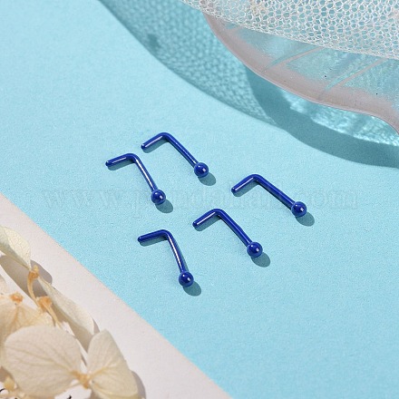 Гипоаллергенные носовые шпильки из циркониевой биокерамики&nbsp;AJEW-Z014-02A-1