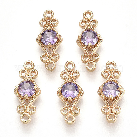 Золотистые соединители из латуни&nbsp;GLAA-R212-12C-1