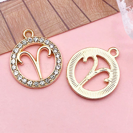 Подвески из хрусталя из цинкового сплава WGC2D94-01-1