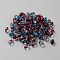 Transparent Glass Beads, Teardrop, Red, 8.5x5.5x5.5mm, Hole: 1mm