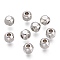 Tarnish Resistant 304 Stainless Steel Beads, Faceted, Round, Stainless Steel Color, 4mm, Hole: 1.4mm