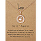 Alloy Constellation Pendant Necklaces, Golden, Leo, 17.13 inch(43.5cm)