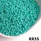 Opaque 6/0 Glass Seed Beads, Round, Turquoise, 6/0, 4mm, about 130pcs/10g