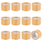 12Pcs Bamboo Cover for DIY Eye Dropper of Essential Oil Bottle, Column, Peru, 24x16mm, Hole: 11.5mm