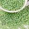 MIYUKI Round Rocailles Beads, Japanese Seed Beads, (RR676) Silverlined Lime Opal, 8/0, 3mm, Hole: 1mm, about 2111~2277pcs/50g