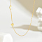Minimalist S925 Silver Letter Heart Lock Necklace for Women Vacation Party.