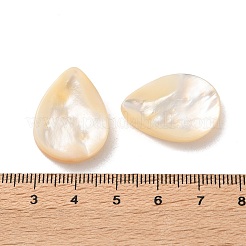 Натуральные белые бусины из ракушек&nbsp;SSHEL-F305-01B