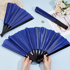 Складной веер из пластика и полиэстера&nbsp;AJEW-WH0678-62A