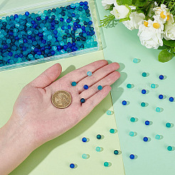 5 цвет прозрачных стеклянных бусин наборы&nbsp;FGLA-PH0001-11A-01