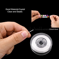 Плоская эластичная кристаллическая струна&nbsp;EC-G002-0.8mm-14