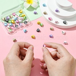 45 шт. 9-х цветные бусины из цинкового сплава&nbsp;FIND-CJ0003-85