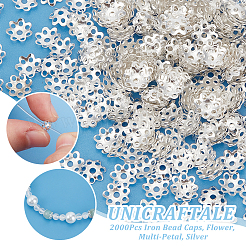 2000шт железные колпачки для бусин&nbsp;FIND-UN0015-71