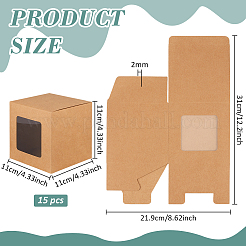 Коробки из крафт-бумаги&nbsp;CON-WH0085-130A