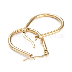 201 серьги-кольца из нержавеющей стали&nbsp;LS-EJEW-I245-21F