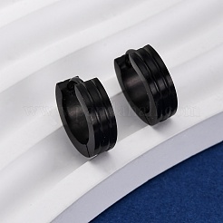 Серьги-кольца из нержавеющей стали 304&nbsp;EJEW-D331-02B