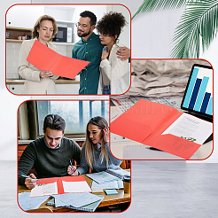 6 шт. полипропиленовые пластиковые папки для файлов&nbsp;AJEW-CP0006-39A