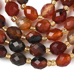 Природного сердолика нитей бисера&nbsp;G-F809-A52-01