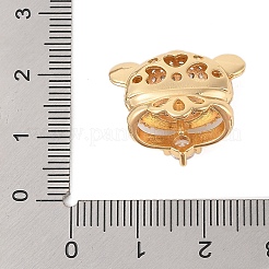 Латунные микропейв прозрачные кубические циркониевые шпильки&nbsp;KK-B111-01G