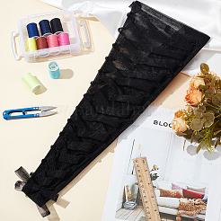 Замена молнии на сетчатом свадебном платье&nbsp;DIY-WH0496-06D