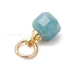 Подвески в виде кубиков из натурального разноцветного турмалина с огранкой «стол» и фурнитурой из нержавеющей стали 304.&nbsp;PALLOY-JF04873