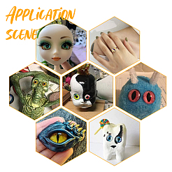 Кабошоны из стекла&nbsp;GLAA-PH0001-18B