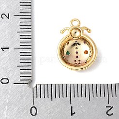 Латунные микро проложить кубического циркония подвески&nbsp;X-KK-U064-13G