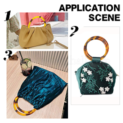 4 шт. 2 стиля сменных ручек из смолы&nbsp;DIY-PH0005-12