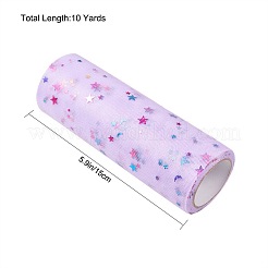 Сетчатые ленты с пайетками и звездами&nbsp;OCOR-P010-F10